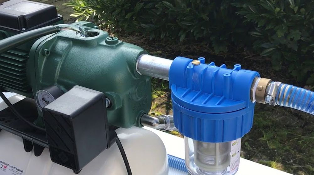 hydrofoorpomp regenwater