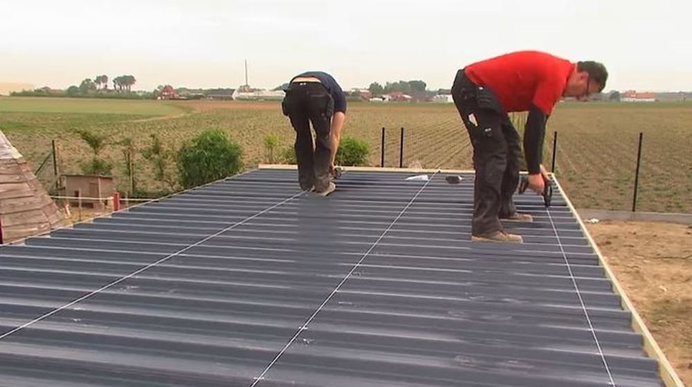 bedekking abri de jardin bois