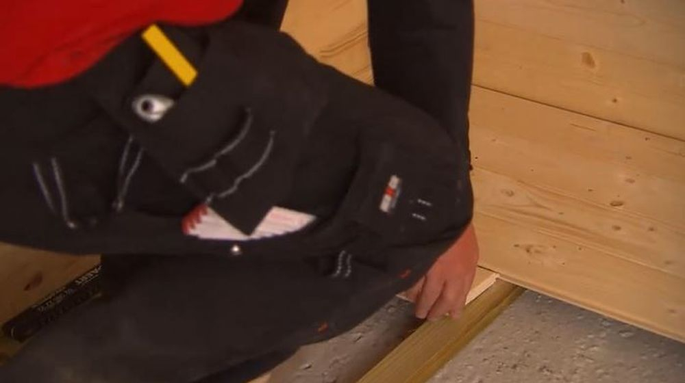 vloer  abri de jardin bois