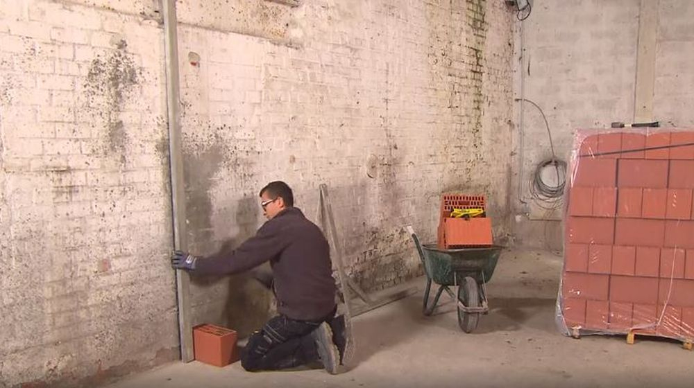 bestaande muur profiel voorbereiding metselen