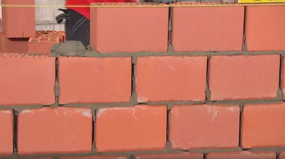 halfsteenverband muur metselen