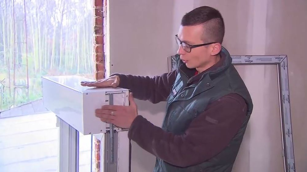 opbouwsysteem poser fenêtre volets