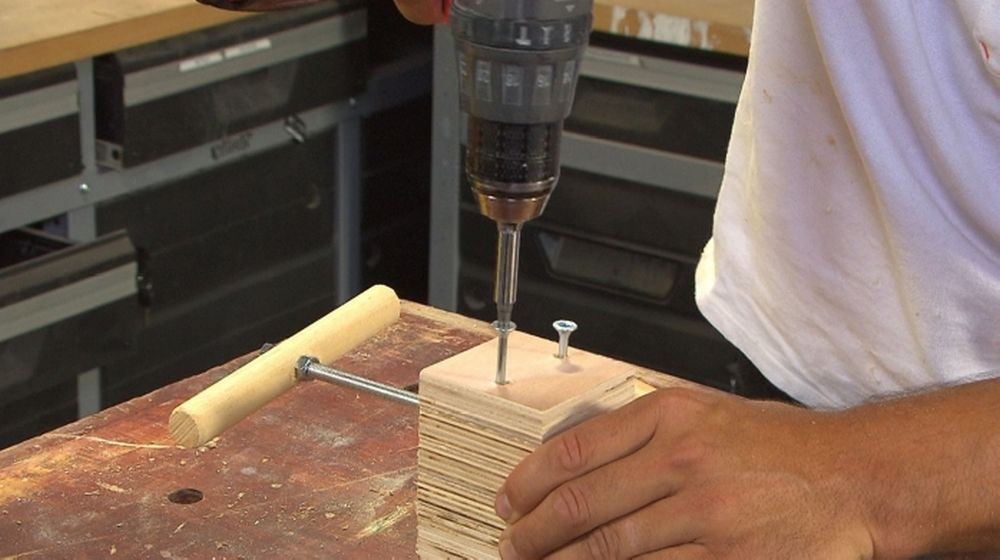steunblok Serre-joint DIY: contre une cale