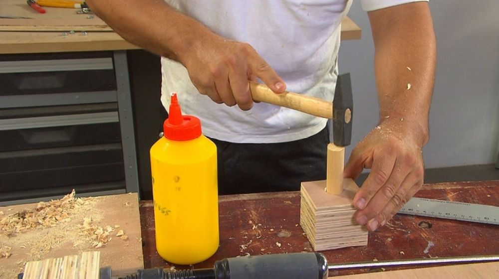 stootblok Serre-joint DIY: contre une cale arrière