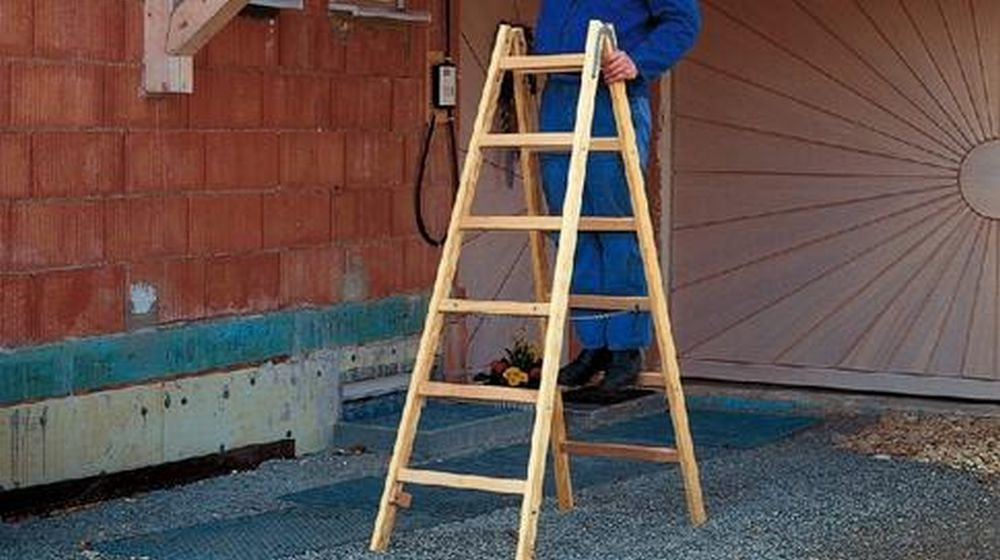houten ladder type d'échelle
