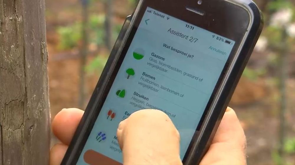 smartphone bediening