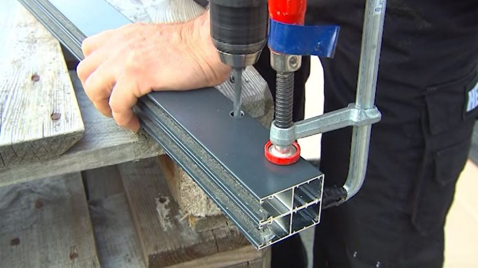 geleiders klemmen  volet extérieur