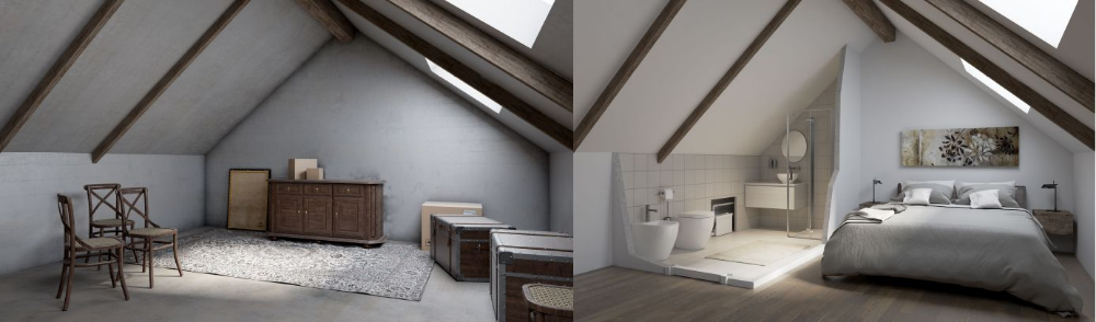 une salle de bains ou toilette supplémentaire, sans gros travaux. 