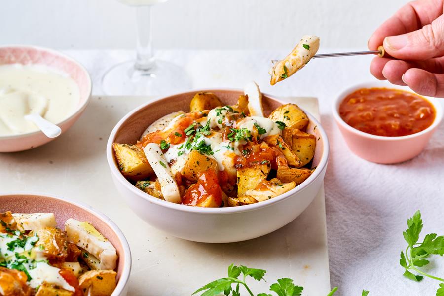 Zeekat patatas bravas