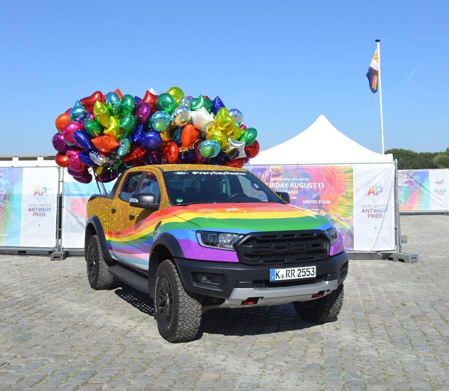 Ford herhaalt engagement voor diversiteit en inclusie op Antwerp Pride