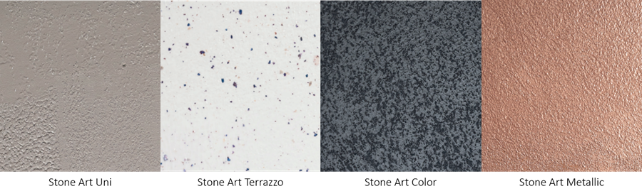 overzicht Stone Art opties