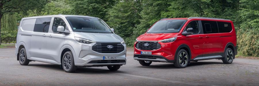 Tourneo Custom: EcoBlue-diesel, PHEV-benzine of full electric
